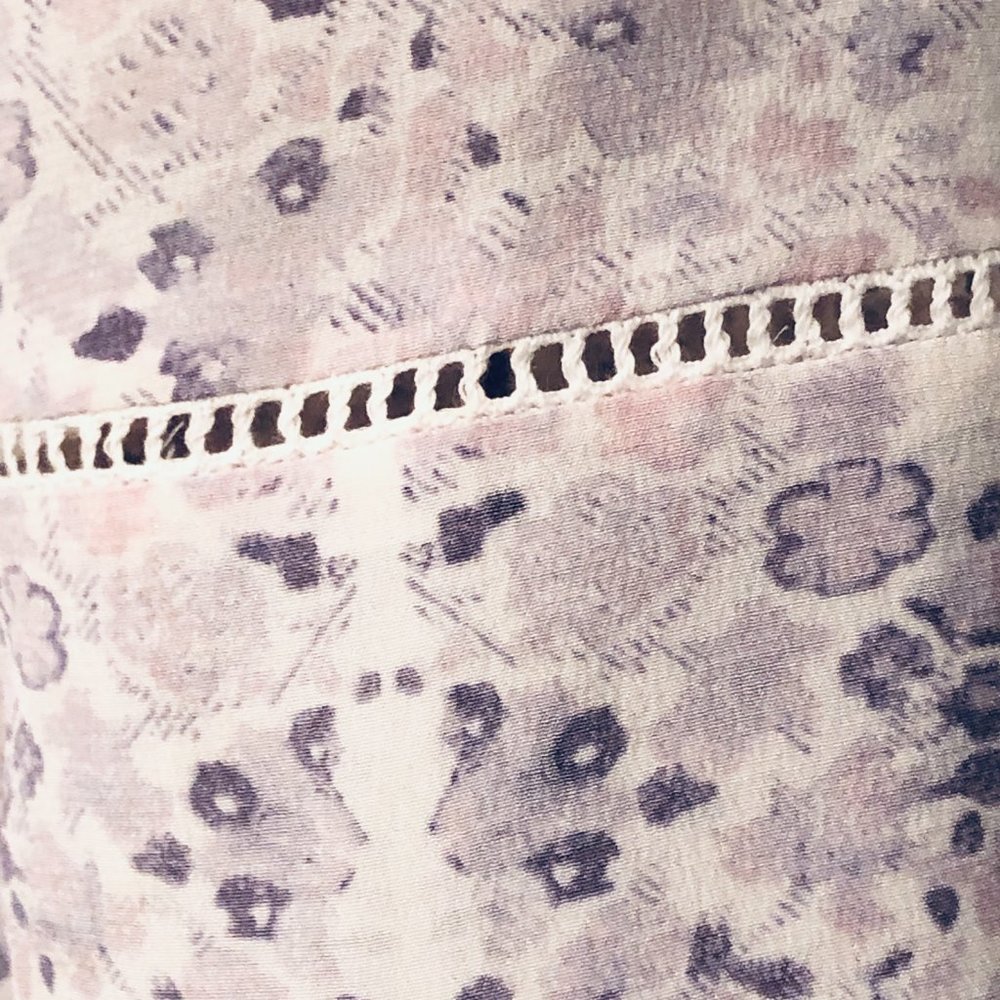 Rebecca Taylor Lavender Floral Blouse - Picture 10 of 13